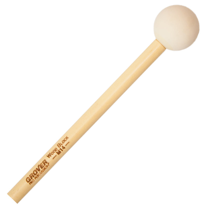 M-14 Woodblock Mallet - 1" Round