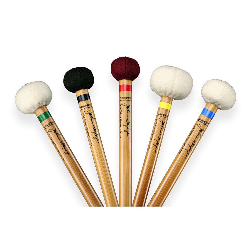 John Tafoya Bamboo Timpani Mallets Set Grover Pro Percussion