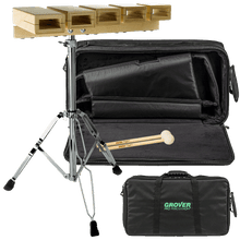 Temple Block Set (with Stand, Case, and Mallets)