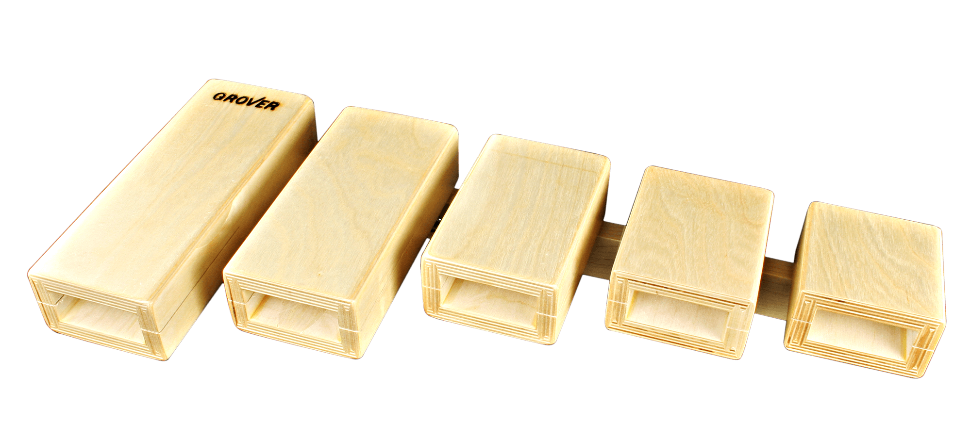 Temple Block Set (with Stand, Case, and Mallets)
